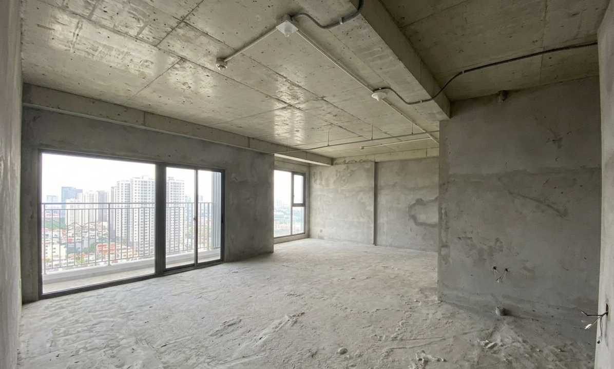 Căn hộ 70m2 nhà thô cần hoàn thiện